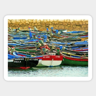 Setúbal. boat puzzle Sticker